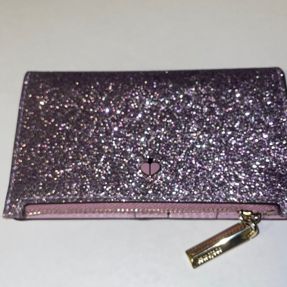 Kate spade ♠️ glitter wallet. Never used